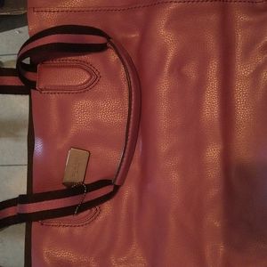 Mauve Midnight Coach Derby Tote